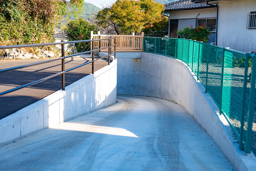金井寺道路改良工事の建築実績写真