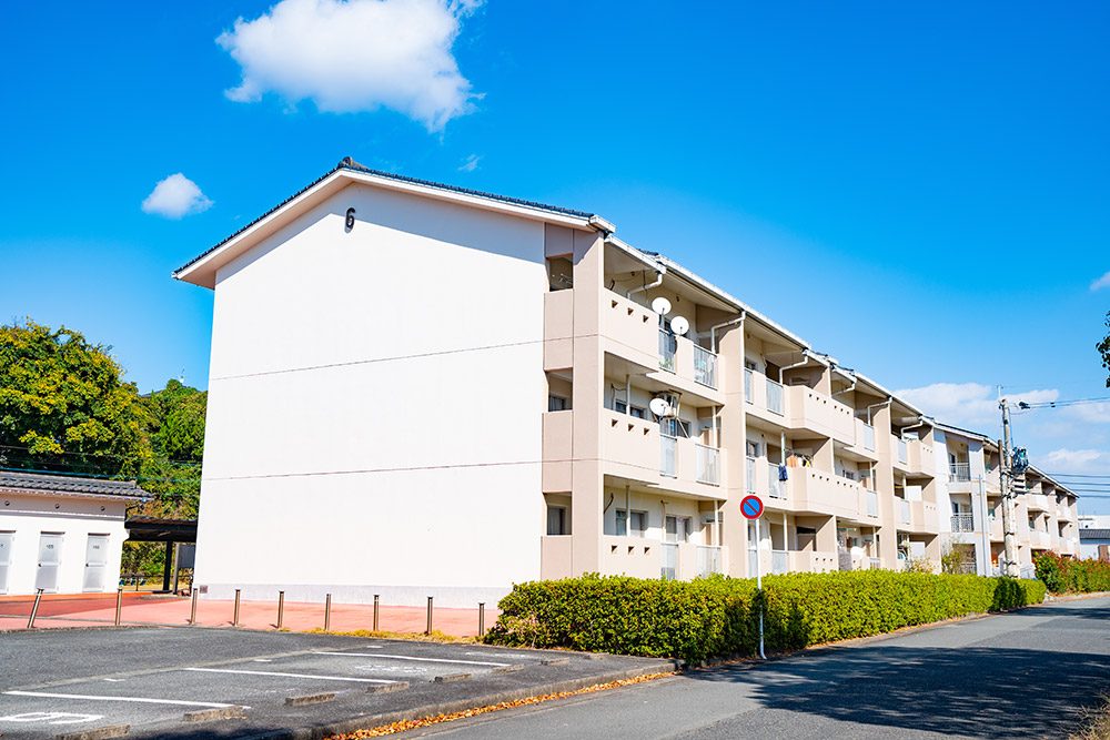 市営住宅中央区団地新築工事の建築実績写真