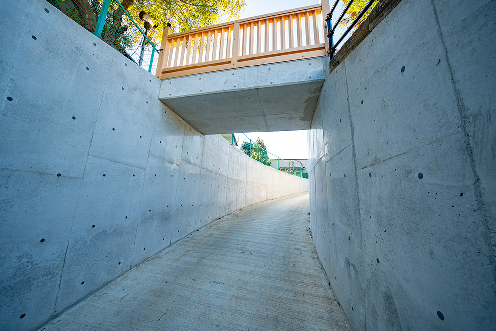 金井寺道路改良工事の実績写真