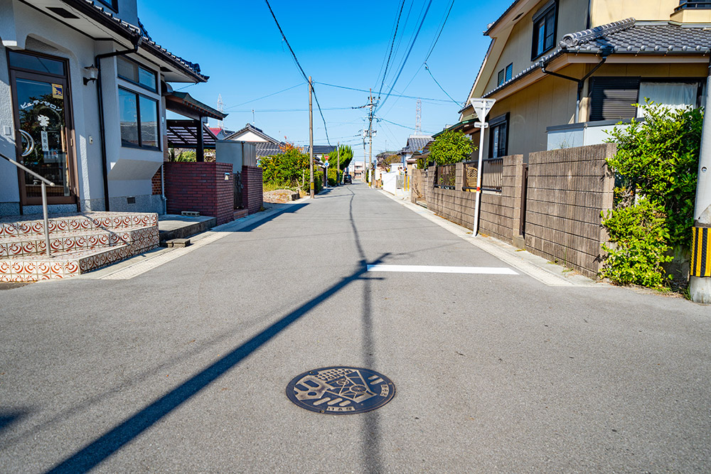 昭和日の出1号線道路改良工事の実績写真