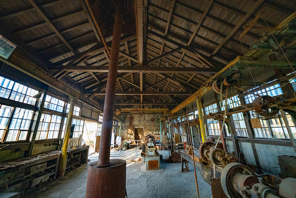 史跡三井三池炭鉱跡万田坑職場保存整備工事の実績写真